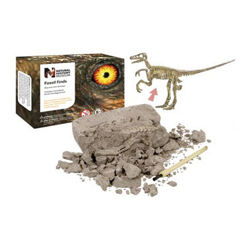 Fossil Finds Velociraptor Dinosaur Excavation Kit
