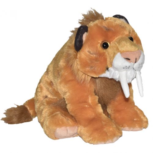 Soft toy Sabre-Tooth cat.