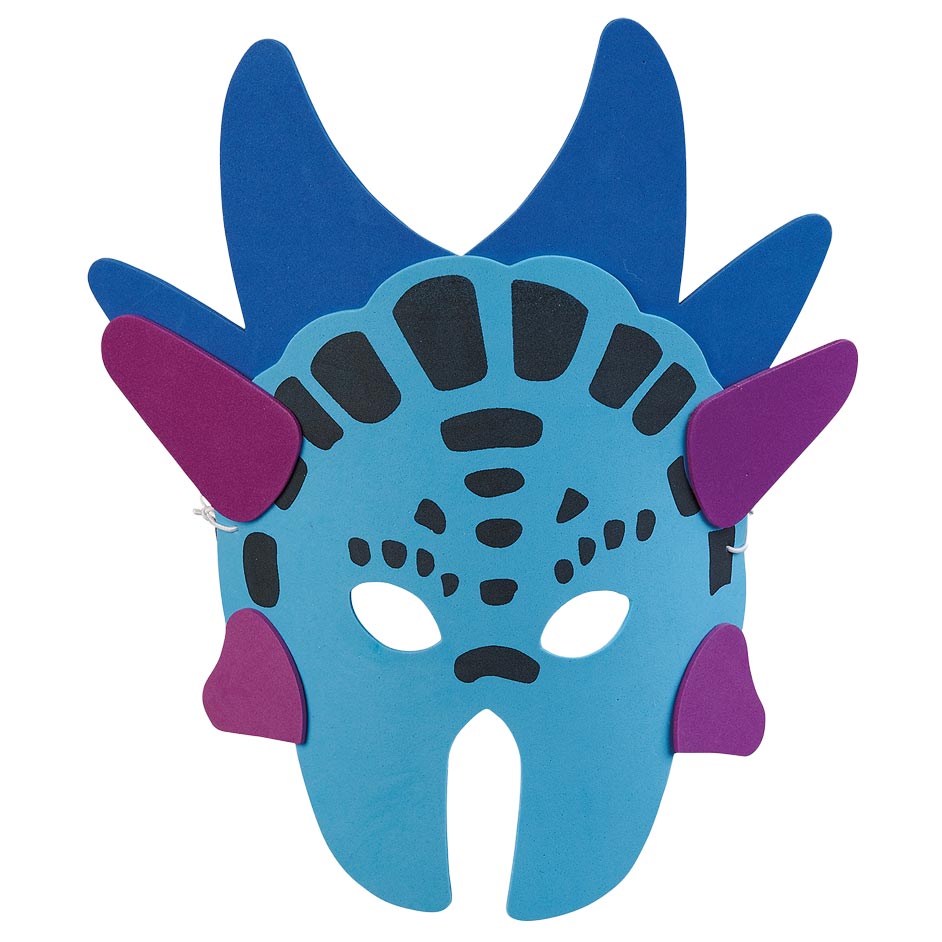 Dinosaur foam mask.