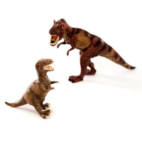 CollectA Tyrannosaurus rex mum and baby model set.