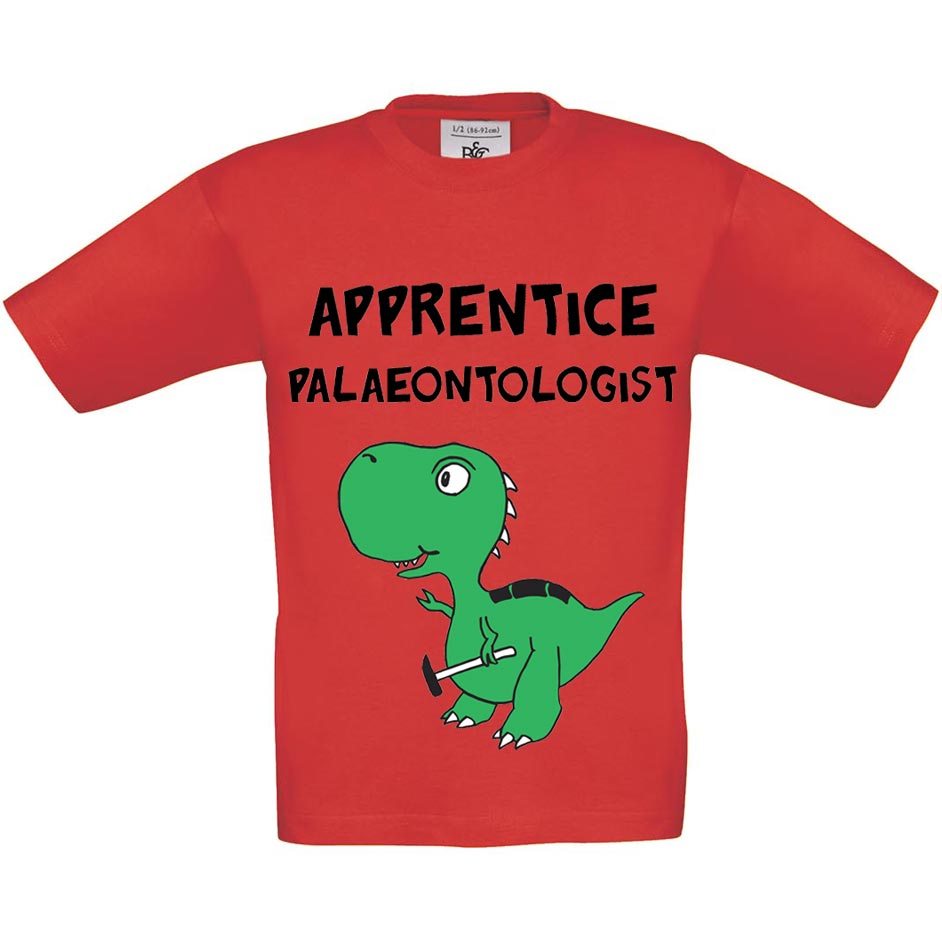 Dinosaur T-shirt (apprentice palaeontologist).