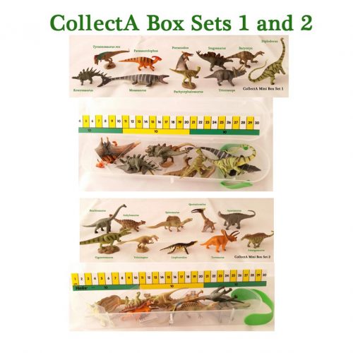 CollectA mini dinosaurs.