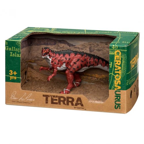 Ceratosaurus Dinosaur Model: Battat Terra Ceratosaurus Dinosaur