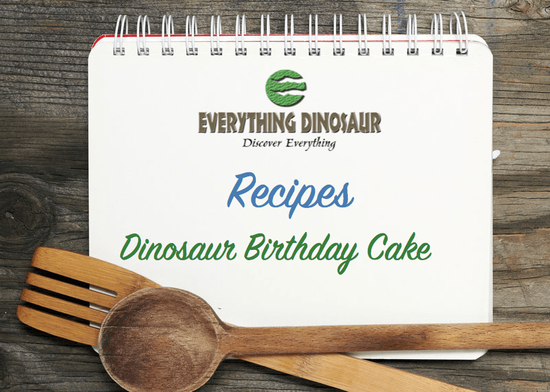 How to make a dinosaur shaped birthday cake.