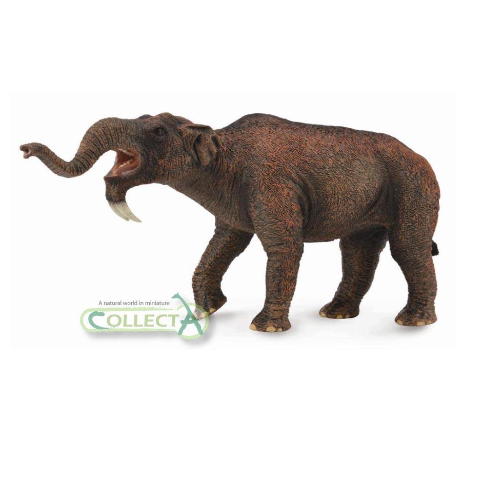 Deinotherium, Extinct Elephant, Museum Quality, Hand Painted, Rubber,  Educational, Realistic, Figure, Model, Replica, Toy, Kids, Educational