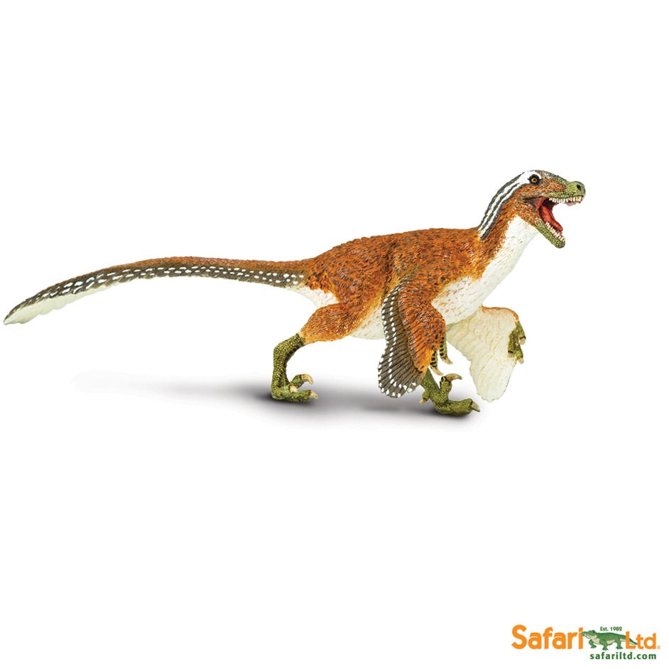 Wild Safari Prehistoric World Feathered Velociraptor