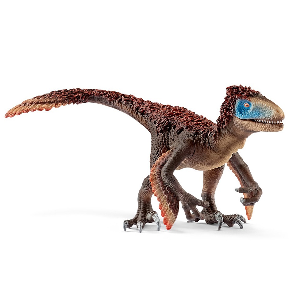 Schleich Utahraptor dinosaur model.