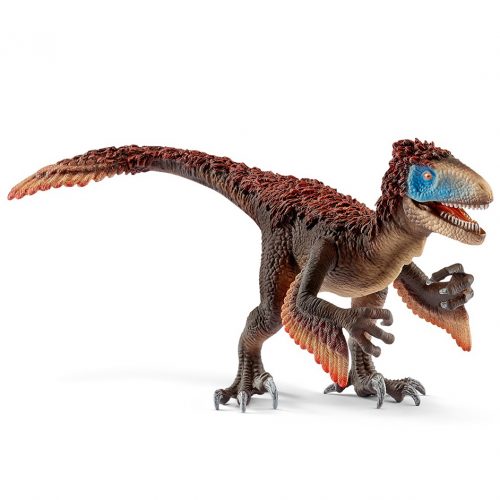 Schleich Utahraptor dinosaur model.