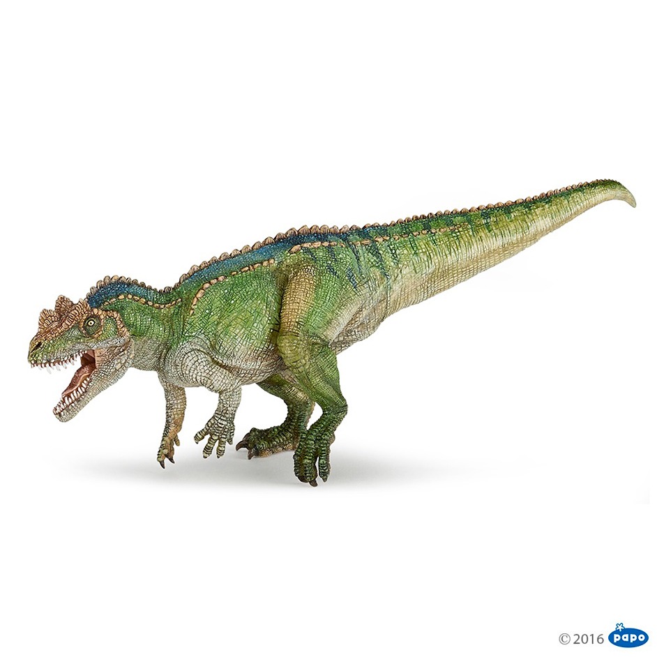 Papo Ceratosaurus dinosaur model.