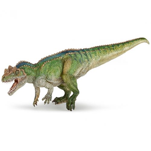 Papo Ceratosaurus dinosaur model.