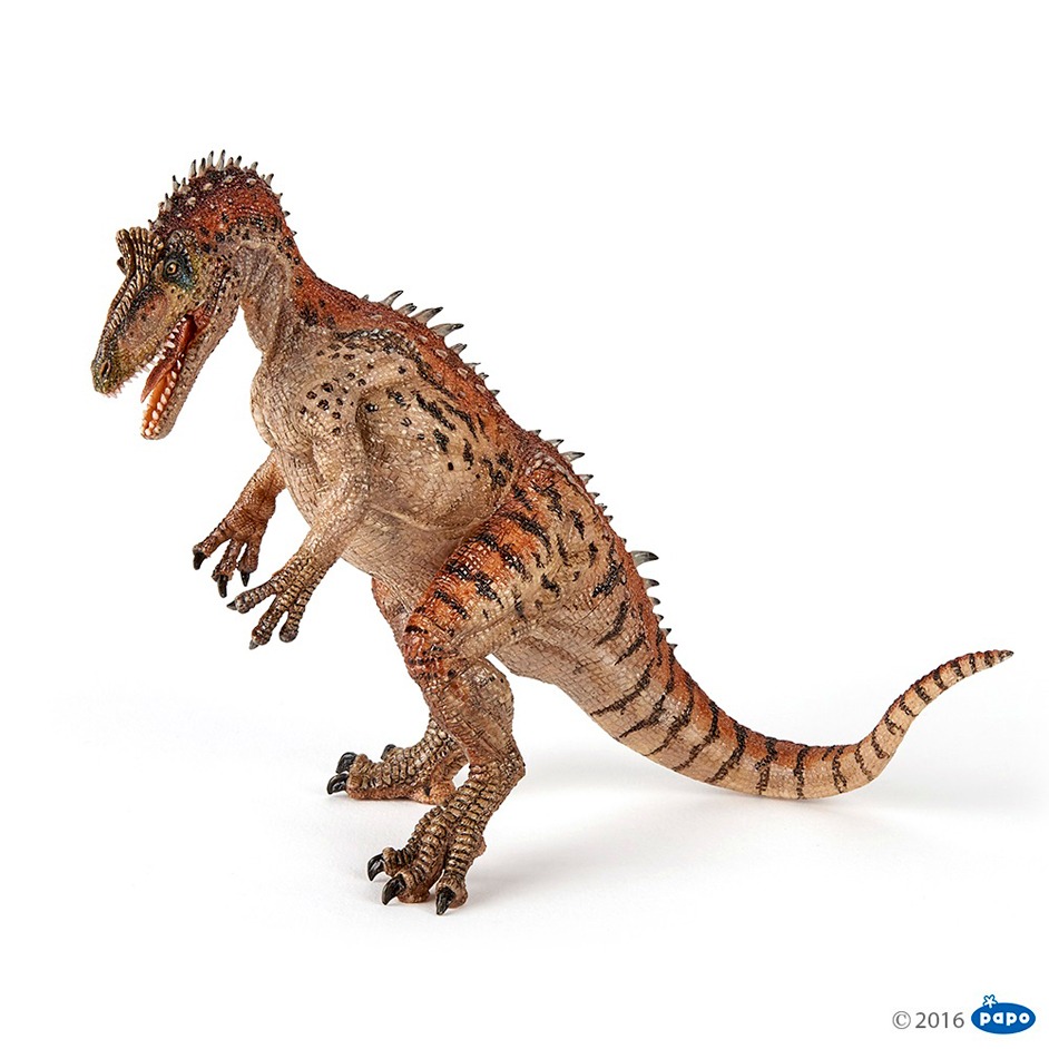 Papo Cryolophosaurus dinosaur model.