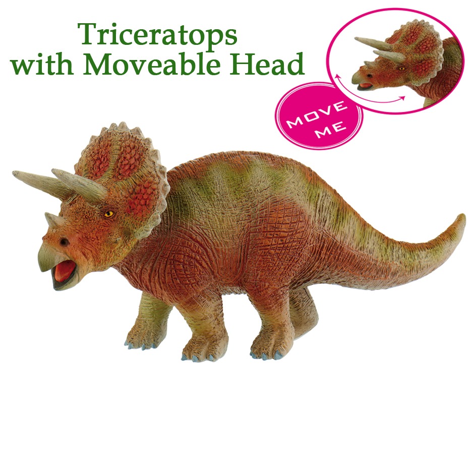 Bullyland Triceratops with moveable head.