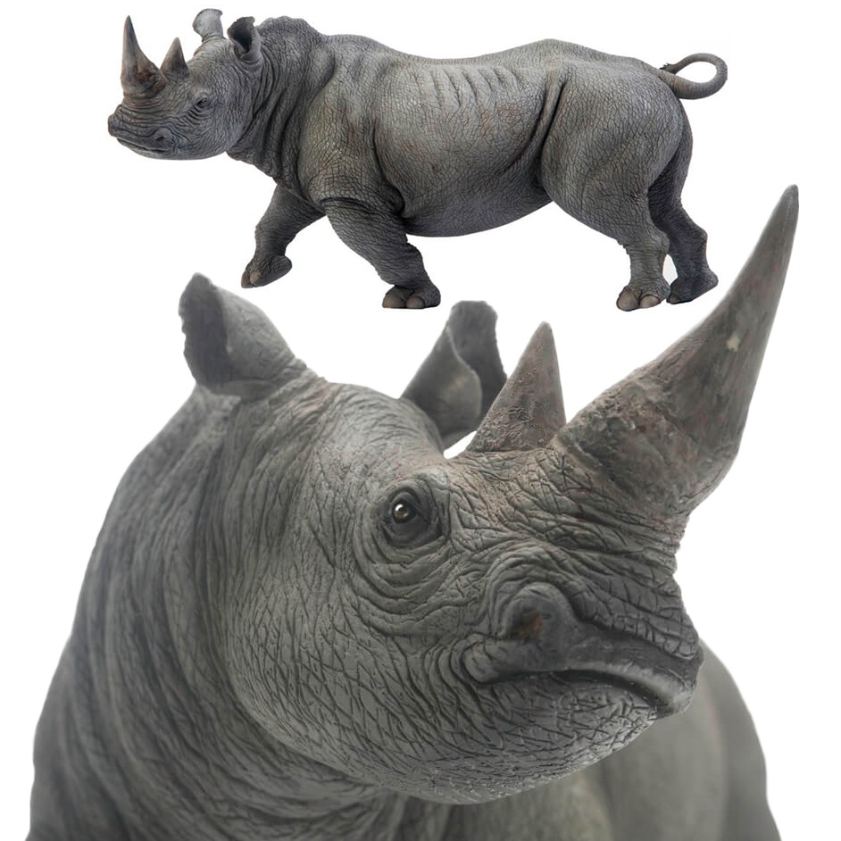 rhino and dinosaur