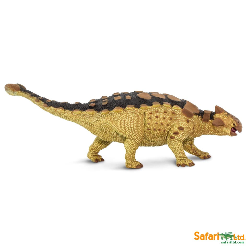 Wild Safari Prehistoric World Ankylosaurus dinosaur model.