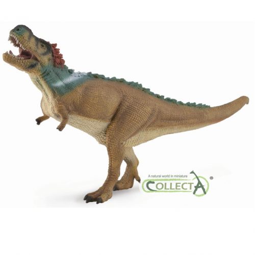 CollectA roaring feathered Tyrannosaurus rex dinosaur model.