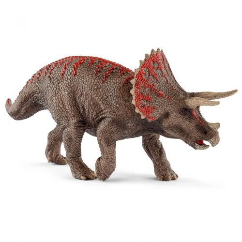 The Schleich Triceratops dinosaur model (2018).