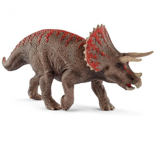 The Schleich Triceratops dinosaur model (2018).