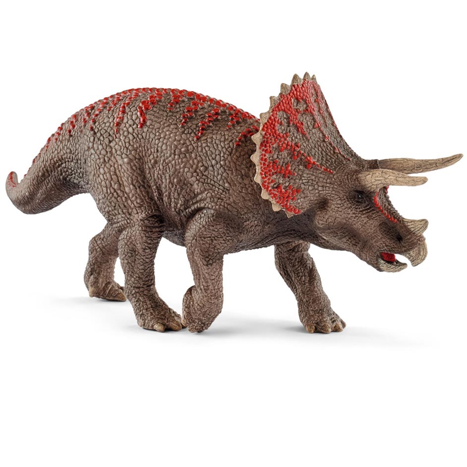 The Schleich Triceratops dinosaur model (2018).