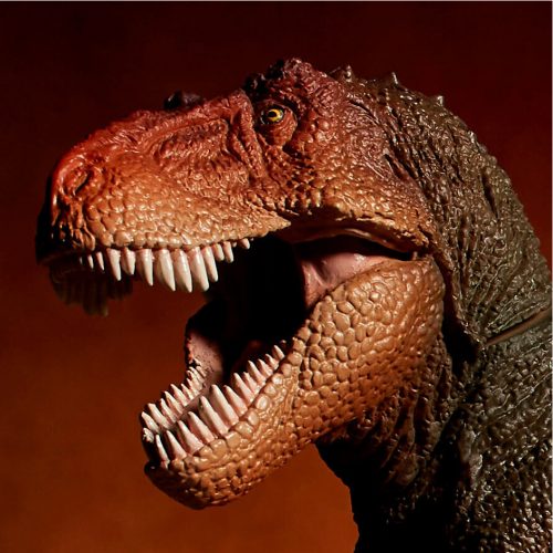 Kaiyodo Sofubi Toy box Tyrannosaurus rex classic.