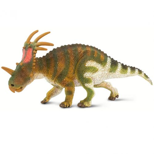 Wild Safari Prehistoric World Styracosaurus figure.