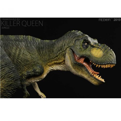 Rebor Killer Queen T. rex model (jungle colour variant).