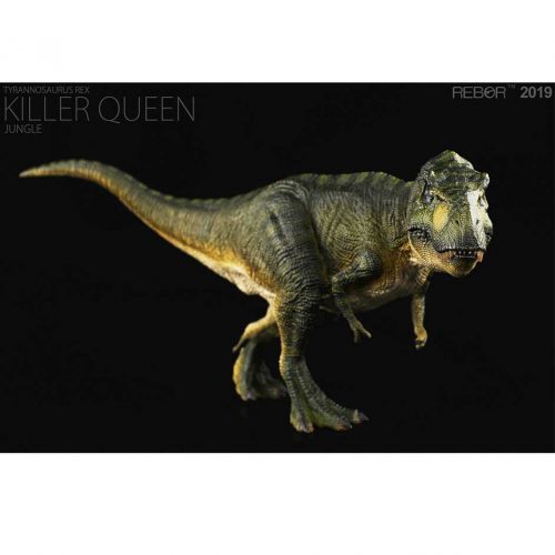 Rebor Killer Queen T. rex model (jungle colour variant).