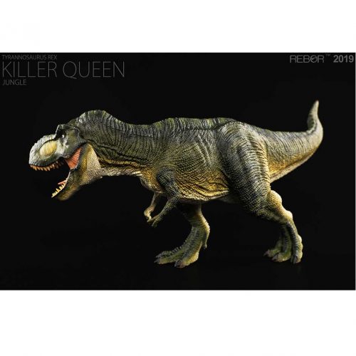 Rebor Killer Queen T. rex model (jungle colour variant).