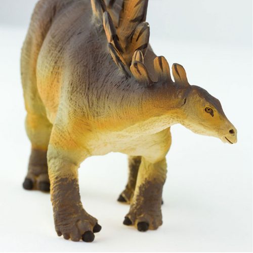 Wild Safari Prehistoric World Stegosaurus dinosaur replica.