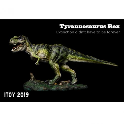 ITOY Studio Green Tyrannosaurus rex Dinosaur Model