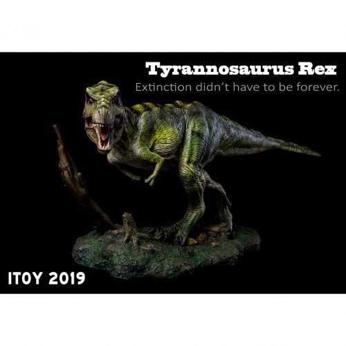 ITOY Green Tyrannosaurus rex.