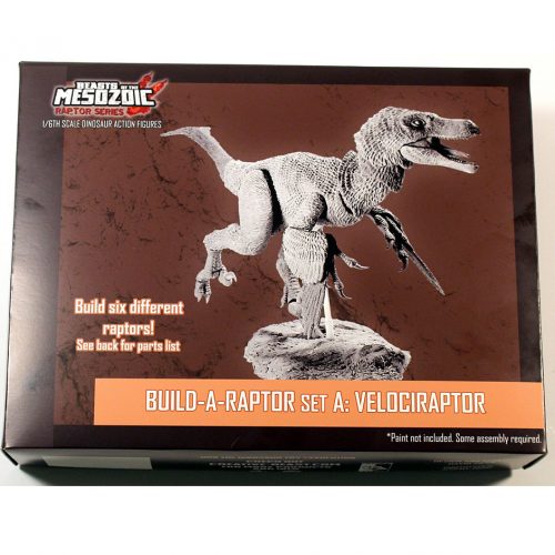 Build-a-Raptor Set A - Velociraptor dinosaur model.