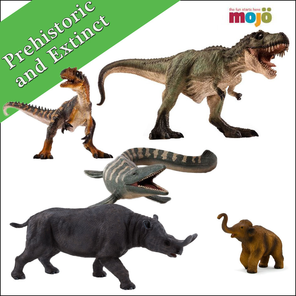 MOJO FUN ANIMAL PLANET MINI Prehistoric jurassic animals new toys 