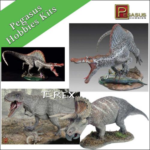 Pegasus Hobbies Dinosaurs (Model Kits)