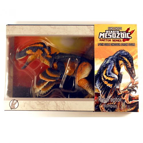 Fans' Choice Pyroraptor olympius dinosaur figure.