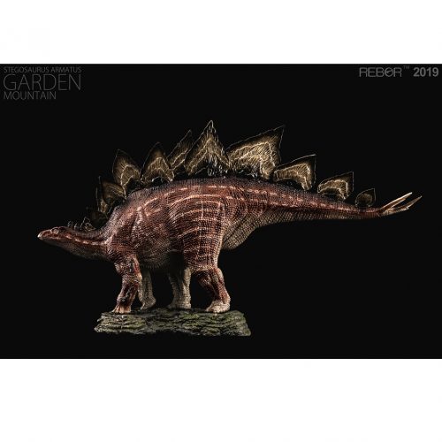 Rebor Stegosaurus garden mountain