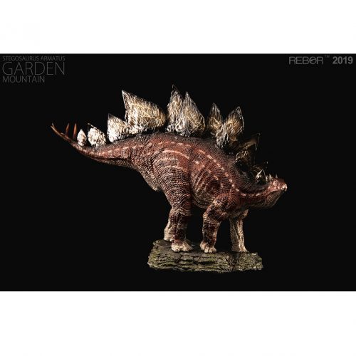 Rebor Stegosaurus garden mountain