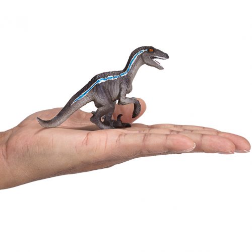 Mojo Fun Velociraptor crouching dinosaur model