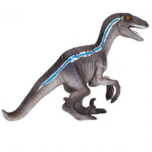 Mojo Fun Velociraptor crouching dinosaur model