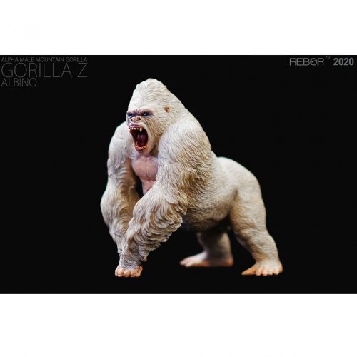 Rebor Gorilla Z Alpha Male Mountain Gorilla Albino