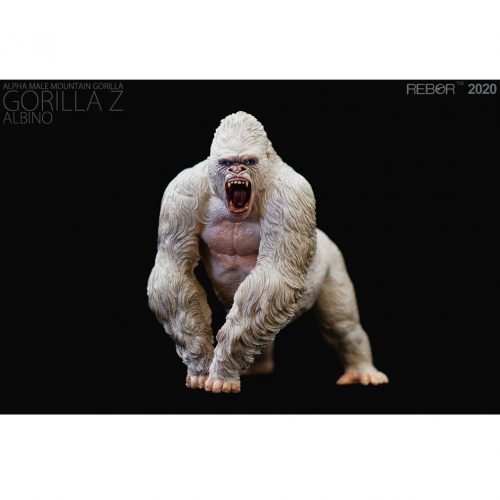 Rebor Gorilla Z Alpha Male Mountain Gorilla Albino