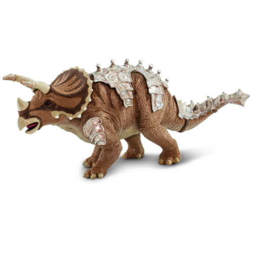 Mythical Realms Armoured Triceratops dinosaur model