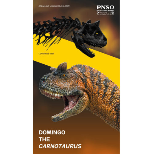 PNSO Carnotaurus Domingo and Carnotaurus skeleton