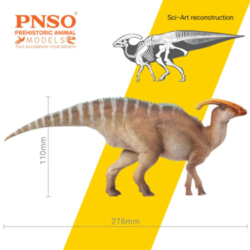 Model measurments Wyatt the Parasaurolophus (PNSO)