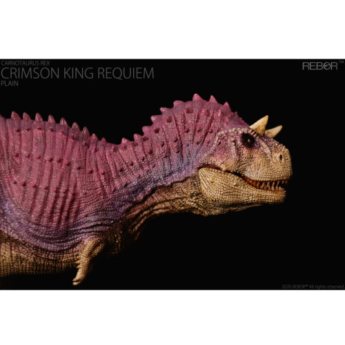 Rebor 1:35 Carnotaurus rex “Crimson King Requiem” plain variant museum class replica