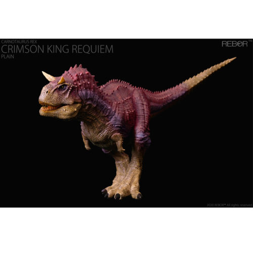 Rebor Carnotaurus rex “Crimson King Requiem” dinosaur model