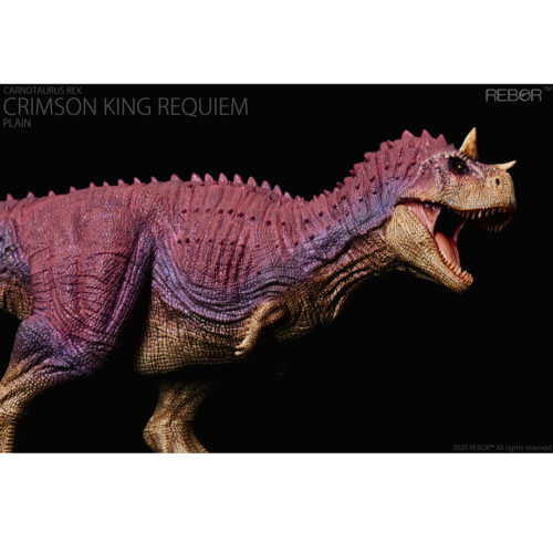 Rebor 1:35 Carnotaurus rex “Crimson King Requiem” plain variant museum class replica