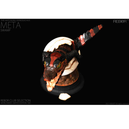 Rebor Club Selection Meta the hatchling Deinosuchus (dorsal view)