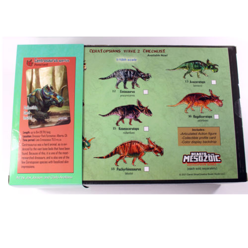 Beasts of the Mesozoic Centrosaurus packaging view