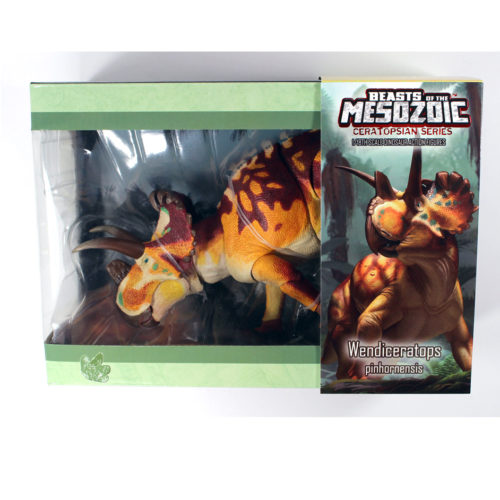 Beasts of the Mesozoic Wendiceratops pinhornensis product packaging