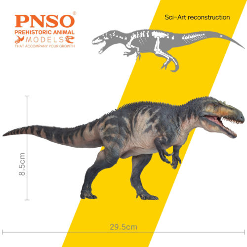 PNSO Torvosaurus model measurements